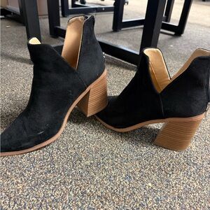Black Suede Ankle Boots